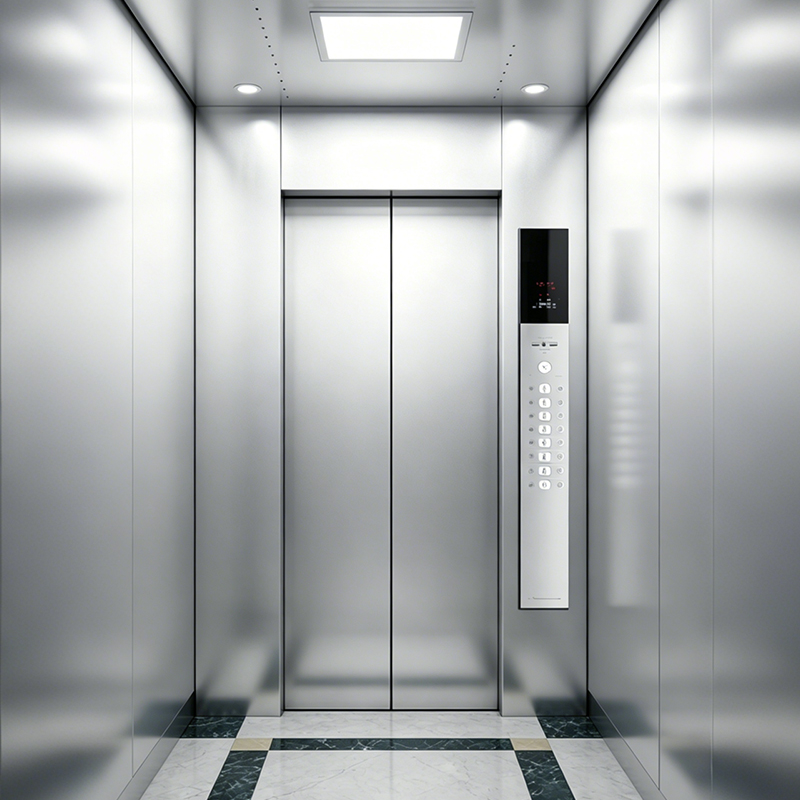 Hairline Stainless Steel Passenger Elevator with Machine Room
