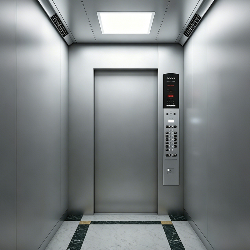 Modern Painted Steel Passenger Lift for Office Buildings