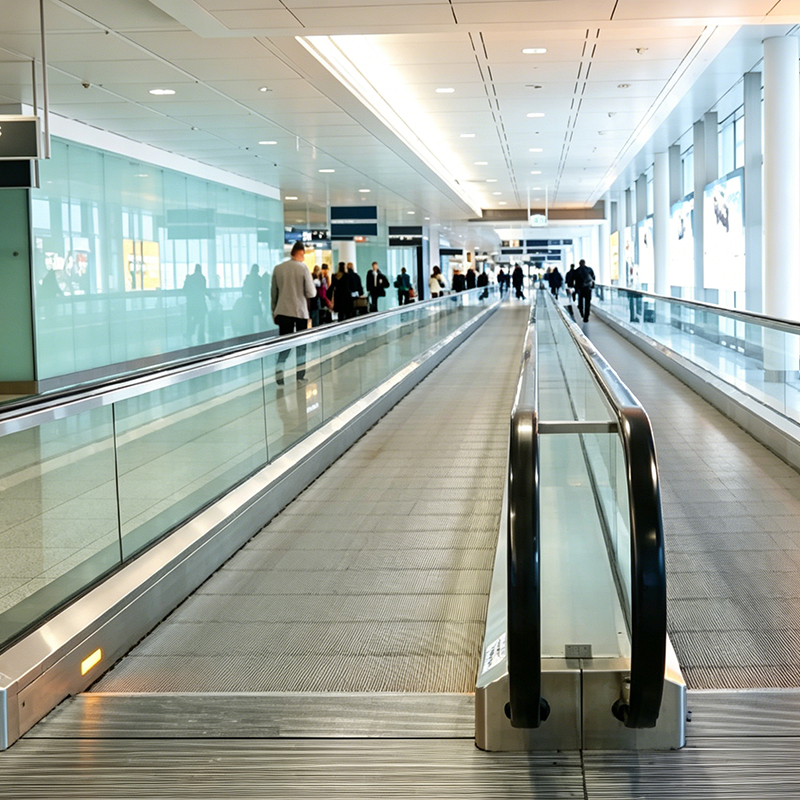 12° Inclined Moving Walk for Supermarkets & Trolleys