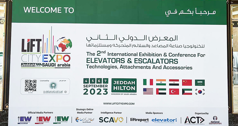 Overseas marketing department of TENAU ELEVATOR (CHINA) CO.,LTD.    participated in Saudi Arabia International Elevator Exhibition in Jeddah on September 4th to 7th,2023, which gained our customers consistent approval and achieved fruitful results.