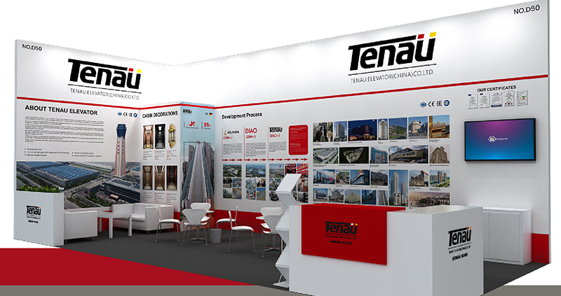 TENAU ELEVATOR (CHINA) CO.,LTD. will participate in the International Elevator Exhibition held in Riyadh,Saudi Arabia from October 28th to 30th.Our booth number is D50. Welcome all to visit!