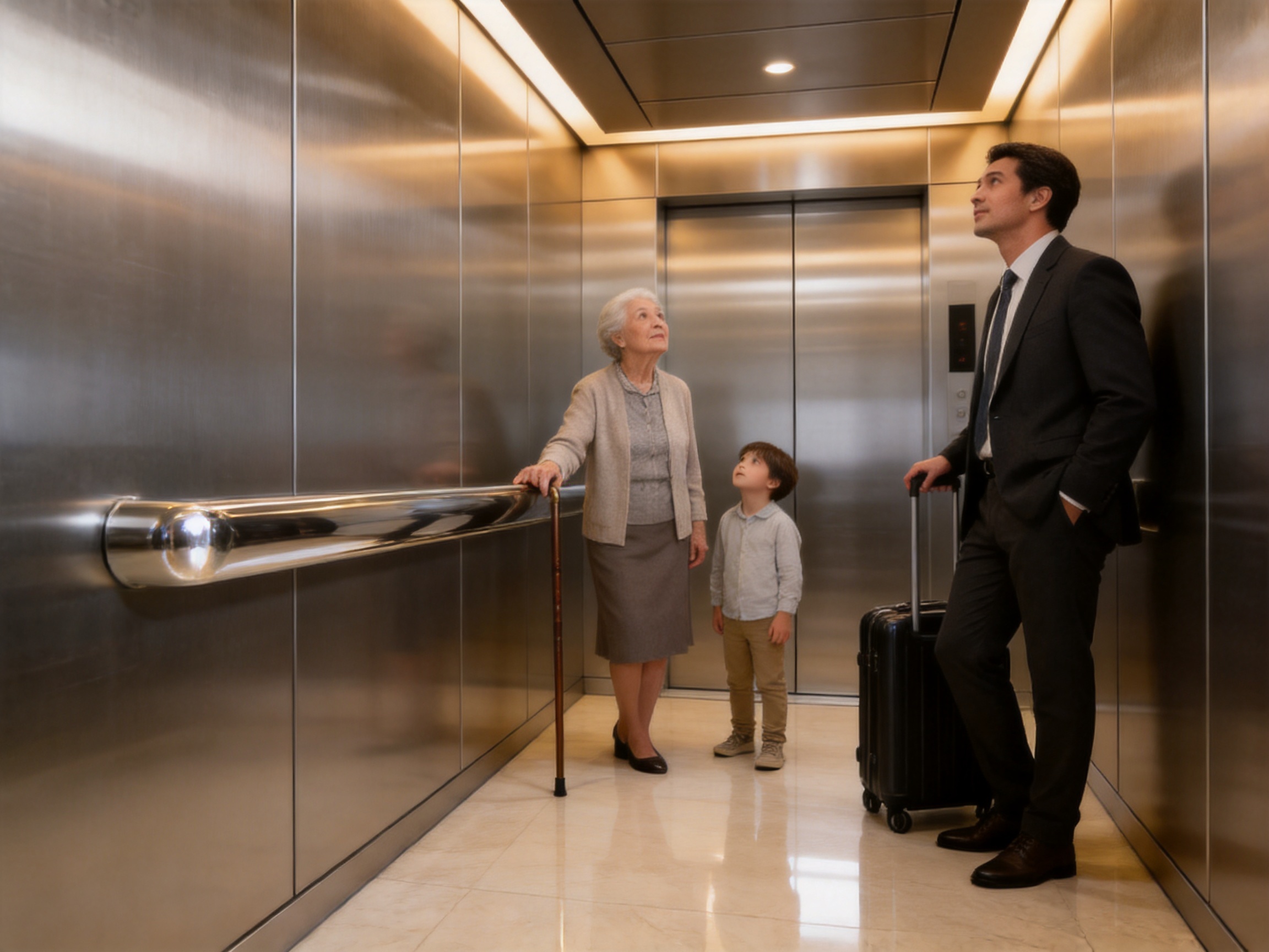 Precision Handrails for Safer and More Elegant Elevator Cabins