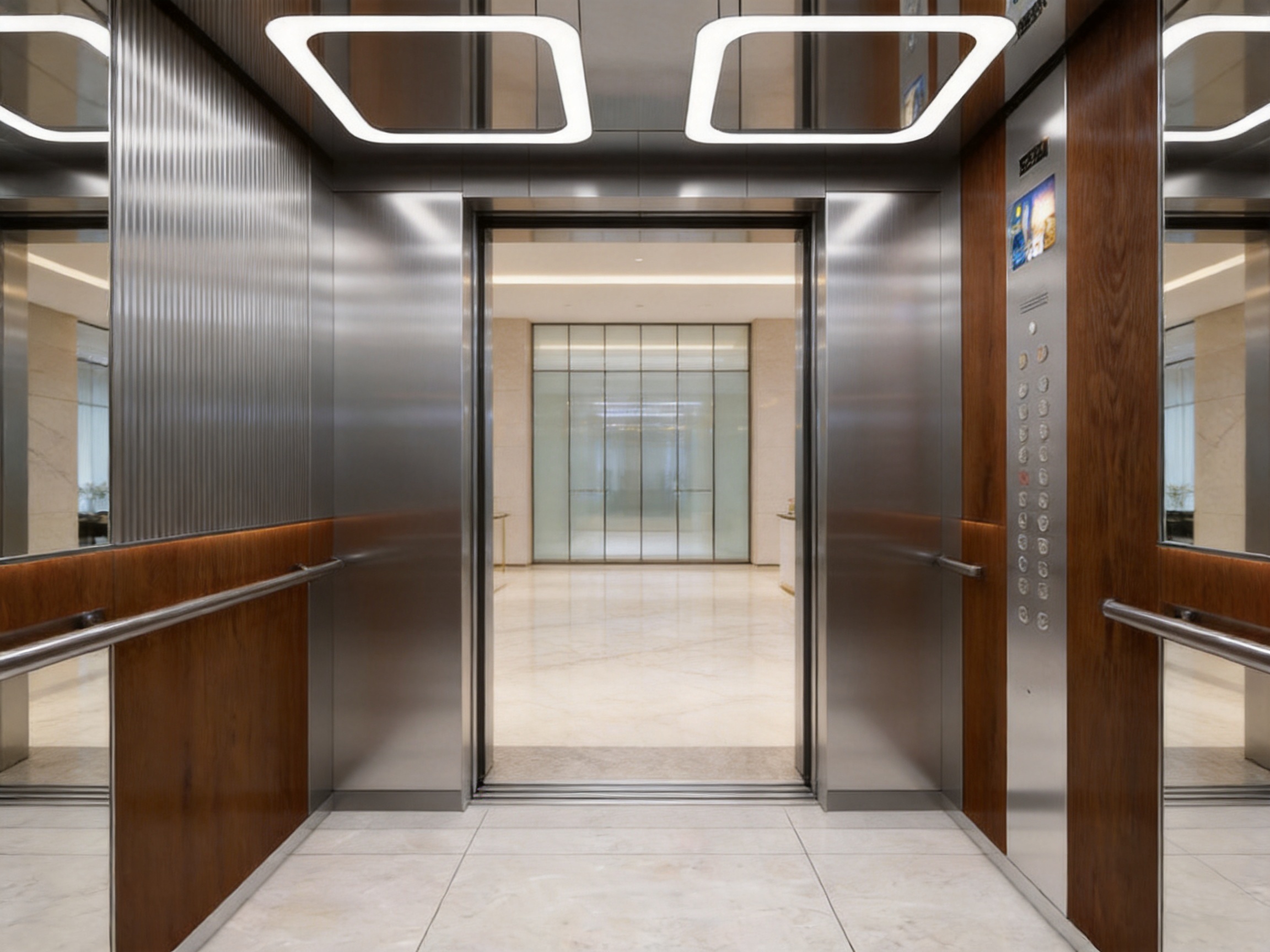 Custom Elevator Decoration for Modern Passenger, Villa, Hospital, Cargo, and High-Rise Mobility Spaces