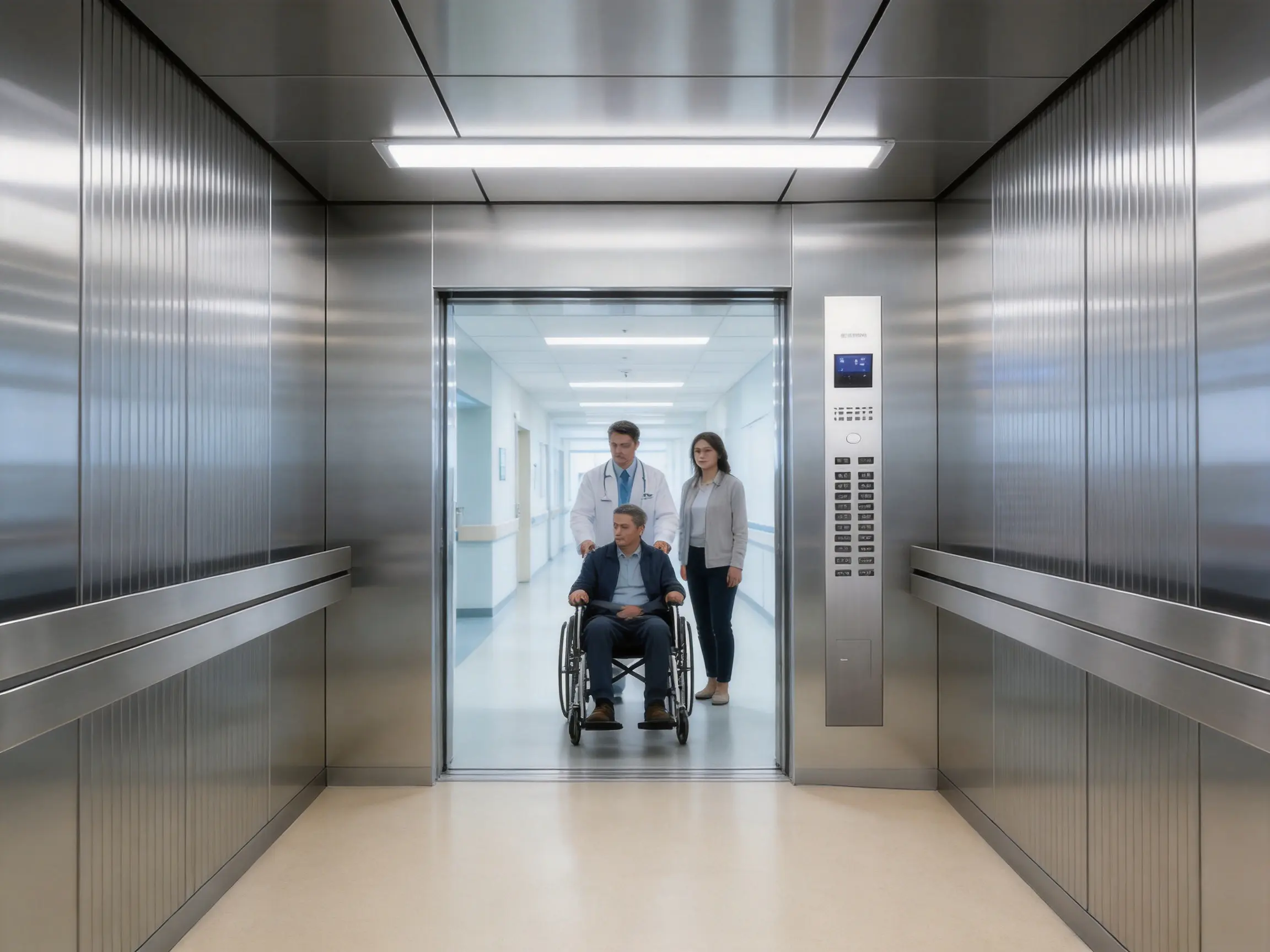 Standard Medical Passenger Elevator with PVC Flooring: Safe, Intelligent, and Efficient Vertical Mobility for Healthcare Facilities